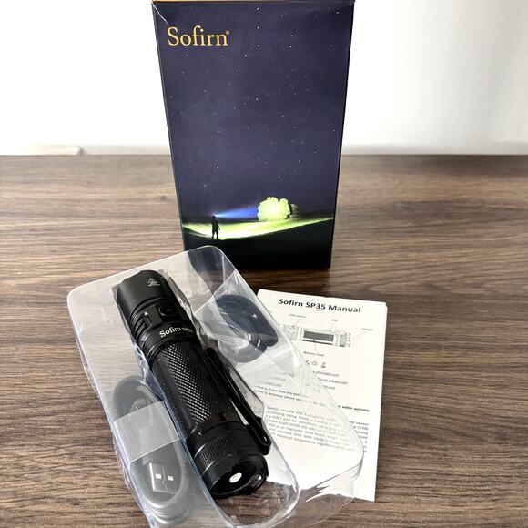 Sofirn SP35 Tactical Flashlight - 2000lm 332m - Black - Picture 2 of 2